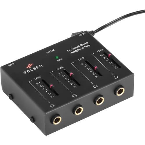 HMA-41 4-Channel Stereo Headphone Amplifier