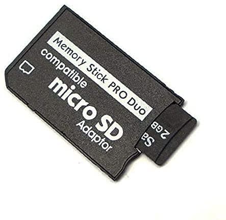 Micro SD SDHC Memory Card To Memory Stick MS PRO DUO Adapter For Sony Cyber shot Camera, Sony PlayStation PSP 1000 2000 3000 E1000 3001 3003 By UkMobileAccessories