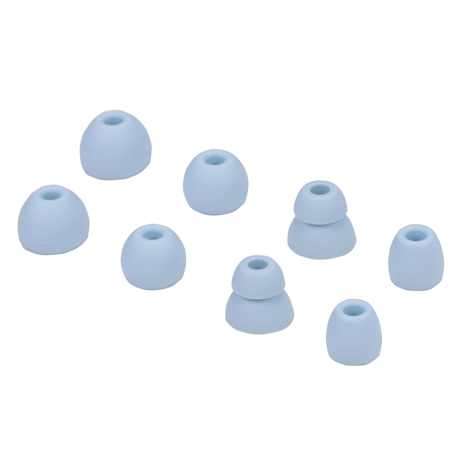 Replacement Eartips Silicone Earbuds Buds Set for Powerbeats Pro Beats Wireless Earphone Headphones,4 Pair (Blue)