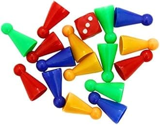 DSPKA Ludo Game Set with Dice for Kids Cardboard 2 in 1 Ludo and Snakes & Ladder Board Games Cartoon Print for Friends Family Kids (Random Clicks Multicolor Prints)