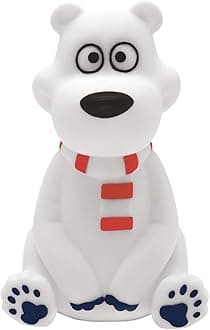 NLJ01PB Polar Bear Color Nightlight for Children's Room, Colour Change, Smooth Light, Battery Included