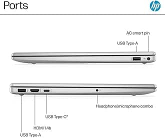 HP 2025 15.6" HD Touchscreen Laptop, Free Lifetime Microsoft Office 2024, Intel Core i3-1315U (Beats i5-1135G7), 24GB RAM, 512GB SSD, Windows 11 Pro, Natural Silver, Copilot, with USB Hub&Stylus Pen