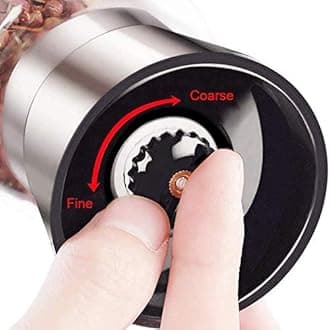 Cuisinox Premium Salt and Pepper Mill and Spice Grinder with Ceramic Mechanism, 4" x 5", Stainless Steel