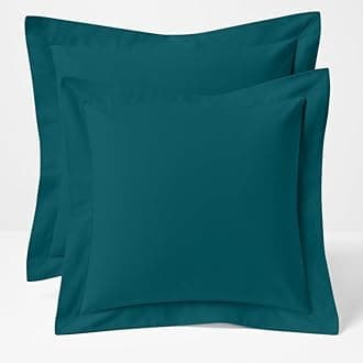 Comfort Beddings Export Quality 650 Thread Count 100% Egyptian Cotton Continental Pillow Cases Pack Of 2 - Teal (Continental/Square Size 65 x 65 CM)