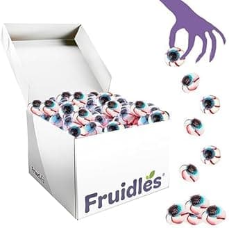 Halloween Spooky Eyeballs Gummi Candy, Delicious Assorted Colors & Fruit Flavors Gummies (26.4 Pounds)