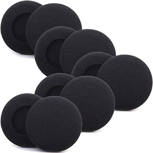 V-8 Ear Cushions Foam Replacement for Supra Plus Encore and Most Standard Size Office Telephone Headsets H251 H251N H261 H261N H351 H351N H361 H361N Headphones Disposable Covers, 5 Pairs