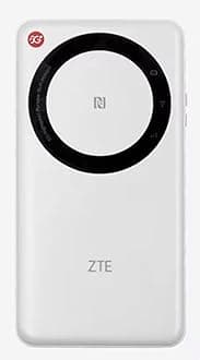 ZTE 5G Portable WiFi Mobile Router U30 Air,Intelligent Dual Network up to 650Mbps NFC One Touch Connect 4500mAh Large Battery Unlock Global version White