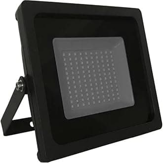100W Daylight LED Slimline Floodlight, Waterproof Outdoor Light, IP65 Rated Light For Large Gardens & Commercial Effect Lighting, Energy-Efficient A+ Rating, 800W Equivalent with 120-Degree Beam Angle [Energy Class A]