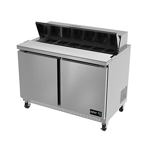 Two Door 12 Pan Sandwich/Salad Prep Table