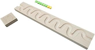 - Wooden Marble Run Track – Beech Wood Quality Montessori Toy for Kids | STEM Puzzle | Smooth Marble Flow | Eco-Friendly & Safe | Birthday Gift | Creative Educational Play | Pack of 1