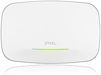 Zyxel WiFi 7 BE11000 Access Point | 2X 2.5G Ethernet Ports | PoE+ | Triple Radio | Mesh | PTP Bridge | Cloud, App or Direct Management | USB C Power (Not Included) | TAA Compliant [NWA130BE]