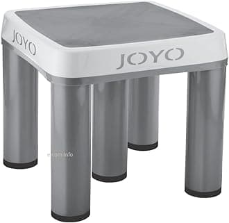 Premium Plastic Stool - Strong Support for Bathroom/Multipurpose (Grey)
