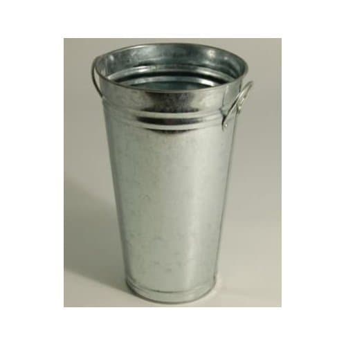 Michael Dark Galvanised Flower Vase (medium 30cm)