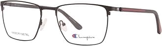 Champion Spring C01 Eyeglasses Men's Black Full Rim Square Optical Frame 56mm