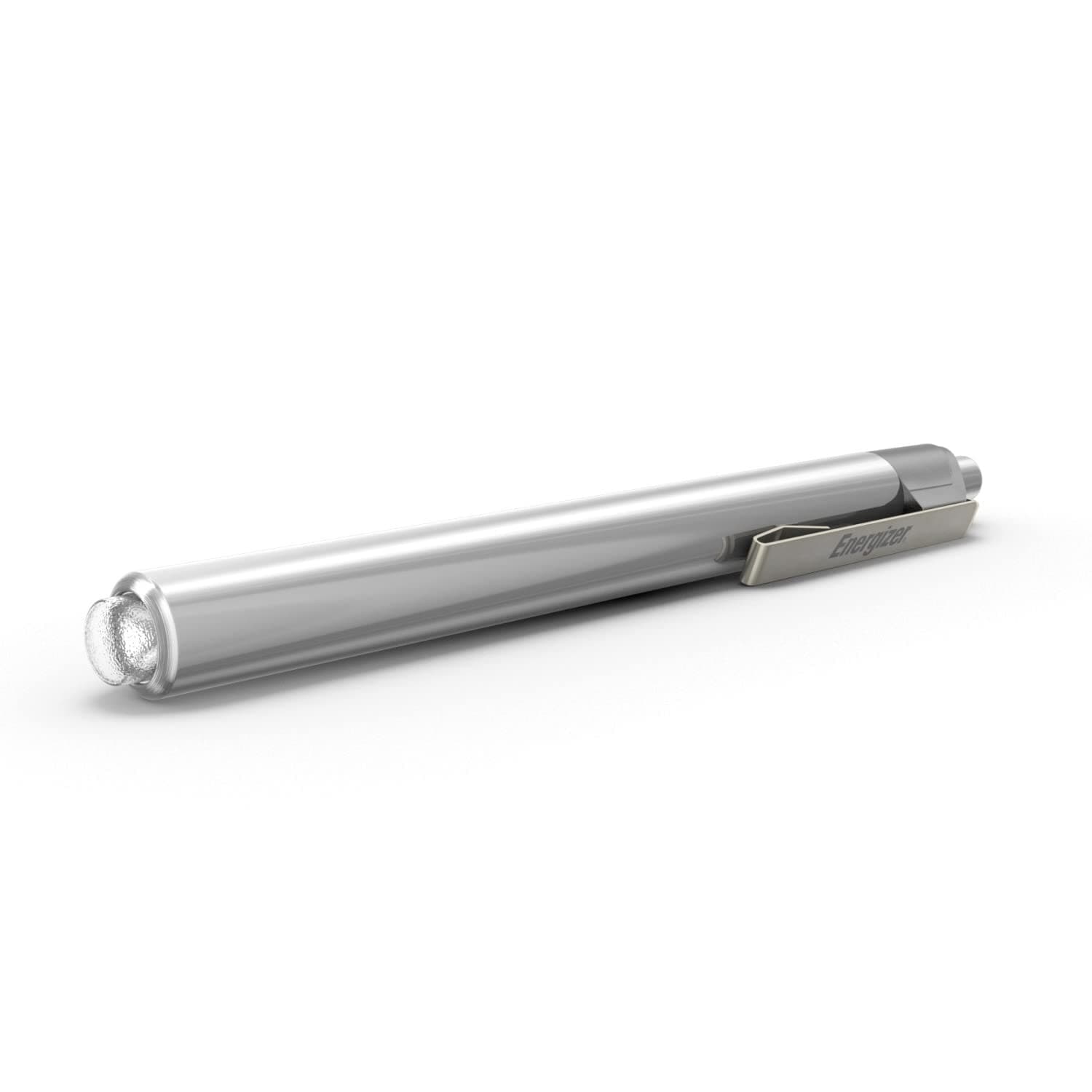Aluminum Pen LED Flashlight, Two AAA Batteries (PL