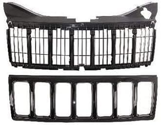 FITRITE AUTO PARTS New Grille For 2008-2010 Jeep Grand Cherokee, Matte Black/Paint To Match, Without Srt-8 CH1200307 1DF491DAAB