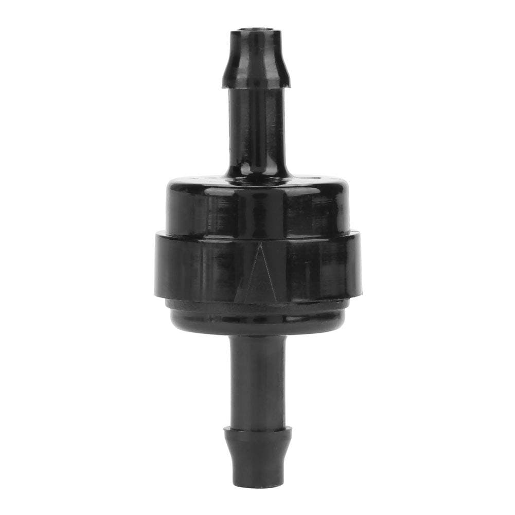 Inline Check Valve, 3/16" Fuel Line One Way Non Return Check Valve Oil Petrol Diesel Black for Gas Liquid Air Fuel Pumps (3/16")