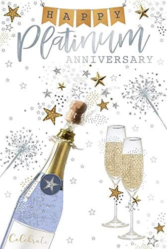 Happy Platinum Anniversary Card ~ Congratulations