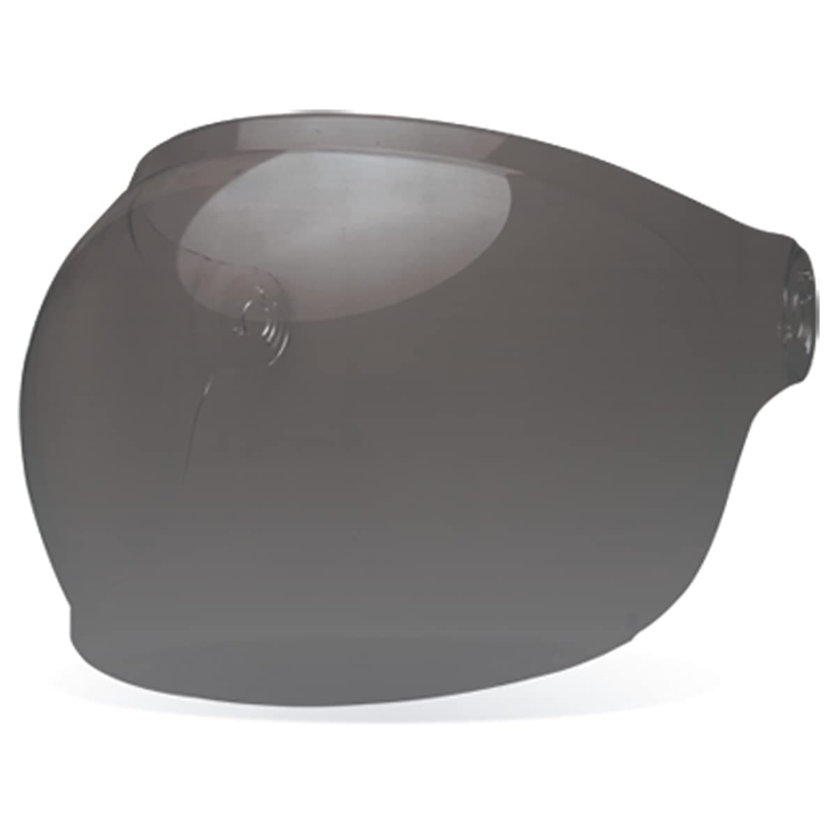Bullitt Helmet Bubble Shield Dark Smoke - Black Tab
