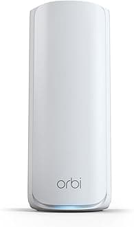 Orbi 770 Series | WiFi 7 Mesh Satellite | RBE770 | Compatible with Orbi Series RBE772 / RBE773 | Up to 11 Gbps | Covers 2,250 sq. ft. | Tri-band BE11000 | 2.5 Gig Internet Port