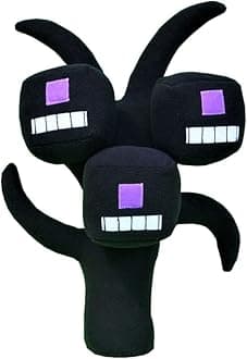 WeightedPlush 13 Inch Withe Plush Toys, Game Black Stuffed Plushie Doll Gift for Collectible Decoration Kids Game Fans