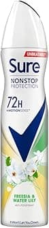 Women Antiperspirant Deodorant Aerosol Nonstop Freesia & Water Lily 250ml, 250 ml (Pack of 1)