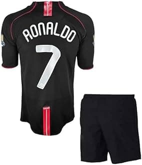 RJM Ronaldo 7 Jersey with Shorts for (Men,Kids,Boys)