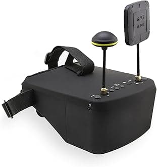 SoloGood EV800D 5.8G FPV Goggles 40CH 5 Inch with DVR 800 * 480px LCD Support Video Recording for Analog FPV Drone RC Car