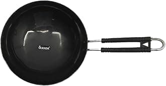 Olrada Steel Pow Wok with Steel Handle (9 inch Wok)