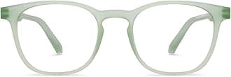 HUSTLR Lenskart | Zero Power Bluecut & Antiglare Computer Eyeglasses | Full Rim Square Shape | As Seen On Shark Tank | For Men & Women | Medium | LB E14058-W