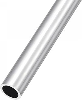 sourcing map 6063 Aluminum Tube (19mm OD x 15mm ID x 300mm L), Aluminum Round Tubing - for Home Furnishing, Machinery, DIY Handicraft