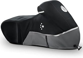 LIBZAKI Motorcycle Cover 86" XL Vehicle Cover/Gray