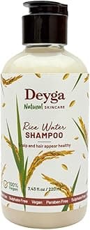 Deyga Rice Water Shampoo (220 Ml) | Controls Frizz | Deep Cleanses Scalp | Free from Paraben and Sulfate