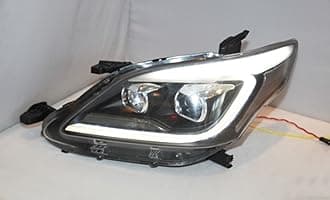 Generic for TOYOTA Innova LED Strip Head Lamps Headlights 2012 to 2015 Year YZ