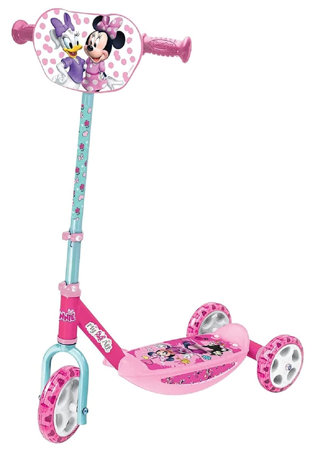 Simba Smoby Disney Minnie Mouse 3 Wheels Scooter, Multi-Colour