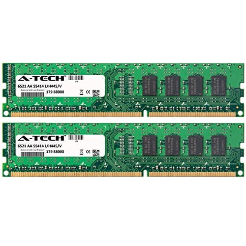 A-Tech 4GB KIT (2 x 2GB) For HP-Compaq HP Pavilion Desktop S5307uk S5310f S5310la S5310sc S5310t S5310y S5311f S5311uk S5313uk S5320es S5320nl S5320uk S5. DIMM DDR3 NON-ECC PC3-8500 1066MHz RAM Memory