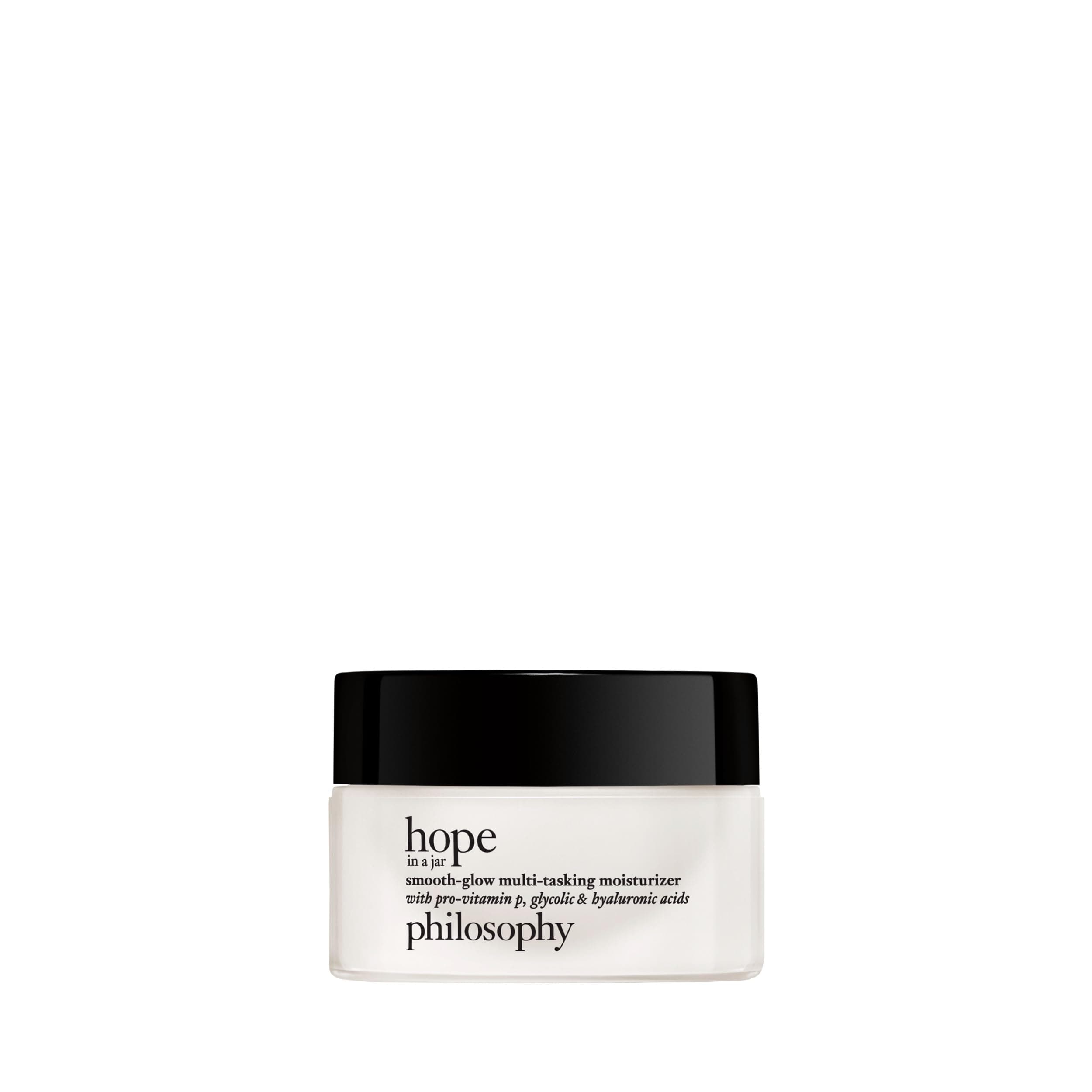 hope in a jar smooth-glow multi-tasking face moisturizer - with pro-vitamin P, glycolic & hyaluronic acid - provides deep & long-lasting hydration & smoother, radiant skin