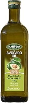 Avocado Oil 34oz, 100% Pure Avocado Oil, Trans Fat Free, Cholesterol Free, All Purpose Cooking Oil, Keto Friendly (34 ounces)