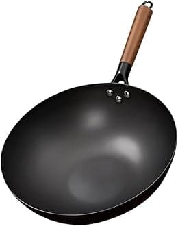 Non Stick Woks- Frying Pan Nonstick Set, Oil Cast Iron Skillets, Dishwasher Safe, Stay-Cool Detachable Handle for Gas Stove 30cm