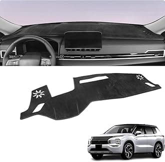 Kakash Custom Interior Accessories for Mitsubishi Outlander 2022 2023 2024 PHEV 2023 2024 Dashboard Cover Mat Dash Covers Reduces Glare Eliminates Cracking Protector Sunshade No Glare(with HUD)