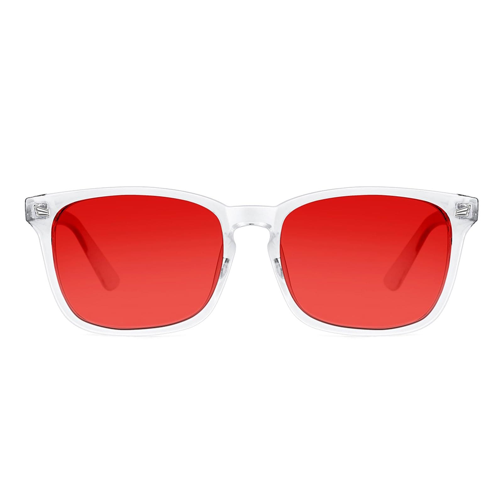 TIJN Blue Light Blocking Glasses for Women Men Clear Frame Square Nerd Eyeglasses Anti Blue Ray Computer Screen Glasses