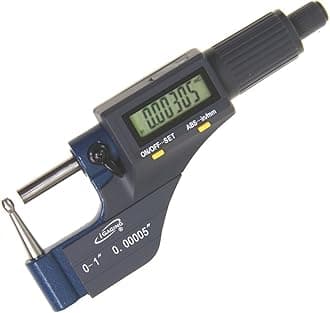 Digital Micrometer w Data Output 0-1"/0.00005"/0.001mm Tube