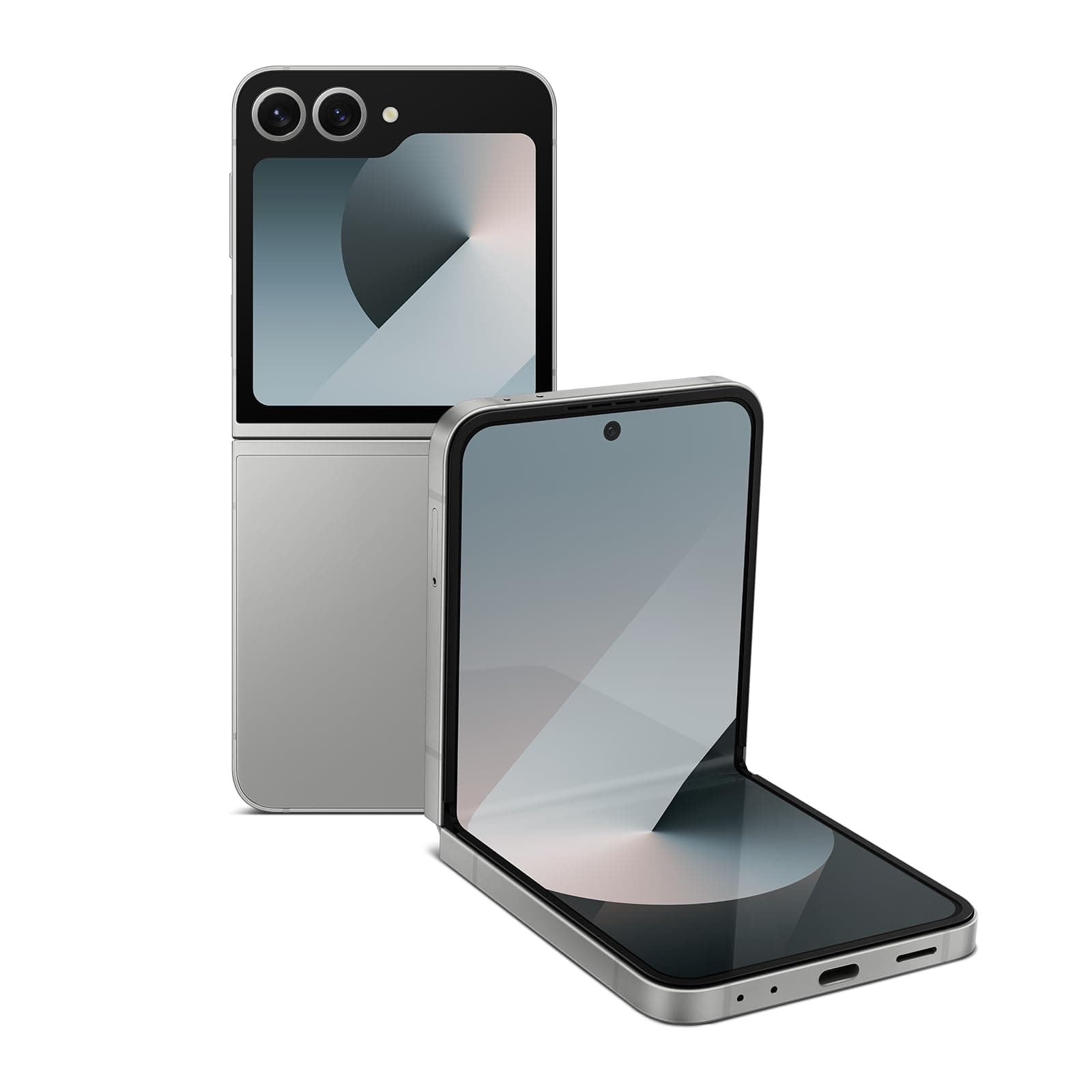 Galaxy Z Flip6, 512GB Unlocked Android Smartphone, FlexCam, Photo Assist, Camcorder Mode, Live Interpreter, Foldable Design, Pocket-Sized Portability, 2024, US 1 Yr Warranty, Silver Shadow