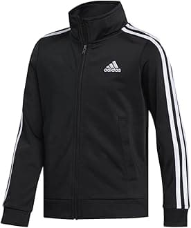 adidas Boys Zip Front Iconic Tricot Jacket
