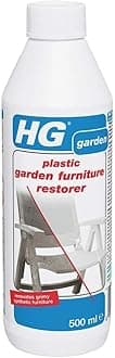 HG Plastic Furniture Restorer, Garden Furniture Cleaner & Polish, for Slightly Weathered Plastic, Removes Stubborn Dirt & Leaves a Shiny Clean Finish – 500ml (126050106)