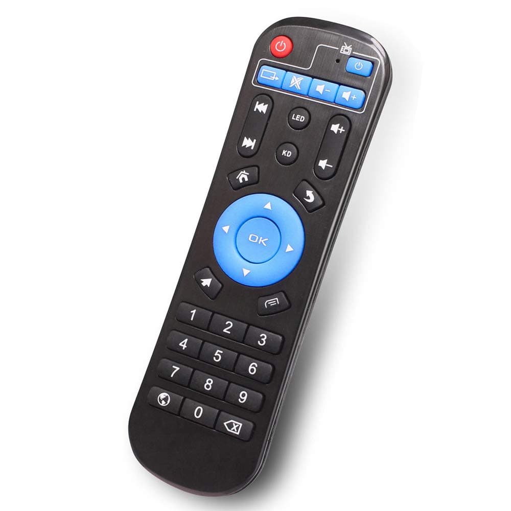 Black Original Replacement Remote Control, TV Controller Only Work for T95Z Plus, T95K PRO, T95V PRO, T95U PRO, T95W PRO,Q Box Model (Amlogic S912) Smart TV Box KODI IPTV Media Player