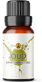 Oud Fragrance Oil, 10ml - Use in Aromatherapy Diffuser, Home Made Making, Potpourri, Candle, Soap, Slime, Bath Bomb, Air Freshener