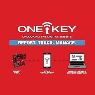 A For Milwaukee M18 FUEL High Speed Chain Snake for 1 1/2-4 Pipes + TPT Premium cart tecforeman