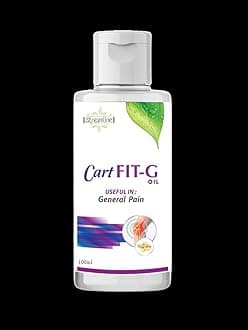 Streamline Cart Fit-G Oil | Ayurvedic Joint Pain Relief Oil with Natural Herbs & Ginger Oil | Massager Oil for Body, Back, Knee, and Legs | Soothing - Relaxing Muscles & Nourishing Skin | 100ml