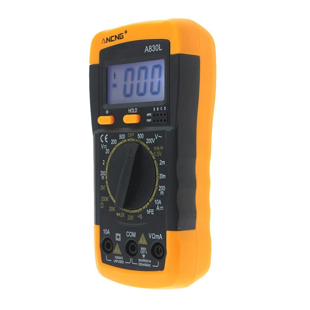 Anene A830L Digital Voltmeter Ammeter Ohmmeter Multimeter Ac Dc Tester Mete CO7